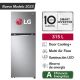 GT31BPP - Refrigeradora Top Freezer 315Lt Plateado LG