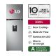 GT33WPP - Refrigeradora Top Freezer C/Dispensador 335Lt No Frost Plateado Lg