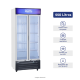 BC-5502FC - Exhibidor vertical 510 lt blanco 2 puertas vidrio Ilumi