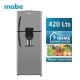 RMP425FJPT - Refrigeradora Platinum C/Dispensador 420 Lt Mabe