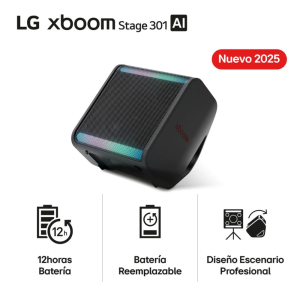 STAGE 301 - Parlante Bluetooth Xboom Signature by will.i.am, Sound para fiestas y rendimiento LG