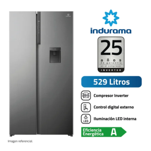 RI-795DI - Refrigeradora Side By Side No Frost C/Dispensador 529L Croma Indurama